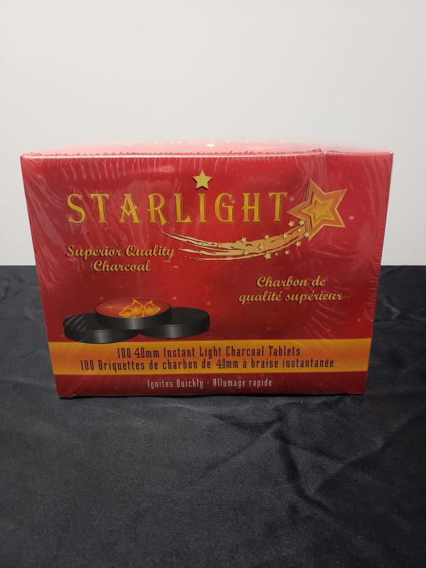 Hookah Coals Starlite40mm Charcoal Richi Wholesale Distributor