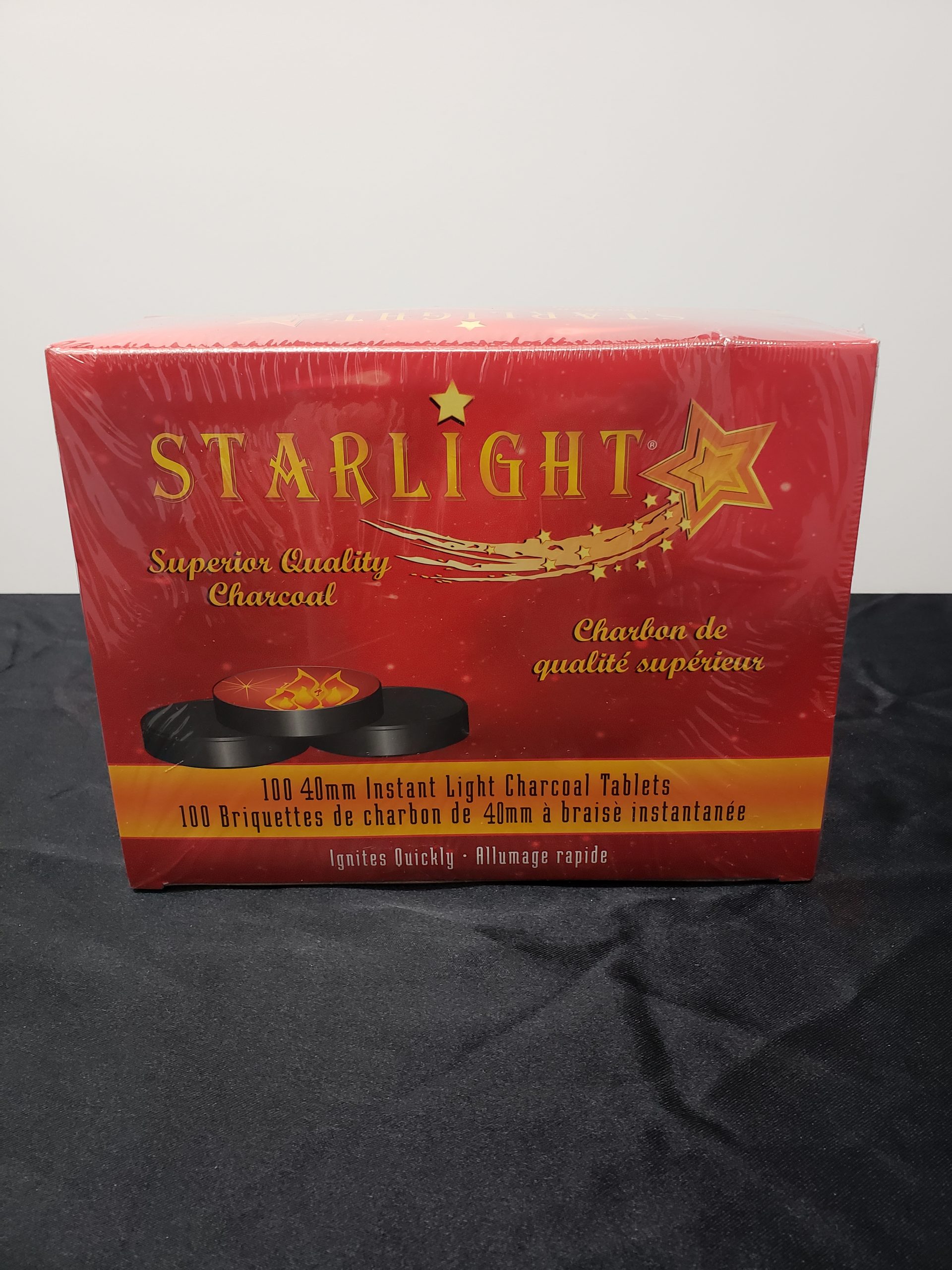 Hookah Coals Starlite40mm Charcoal Richi Wholesale Distributor