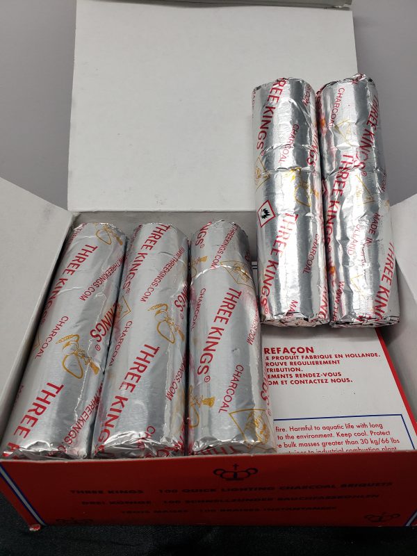 Hookah Coals ThreekingCharcoal35mm Richi Wholesale Distributor